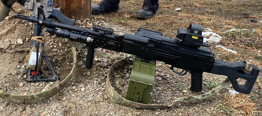 Airsoft A&K PKM, PKP, UKM Simple Shortened Stubby Stock